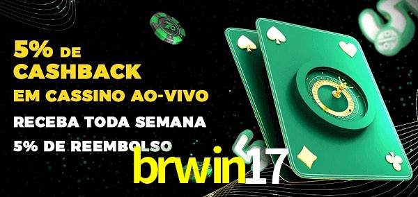 Promoções do cassino ao Vivo brwin17